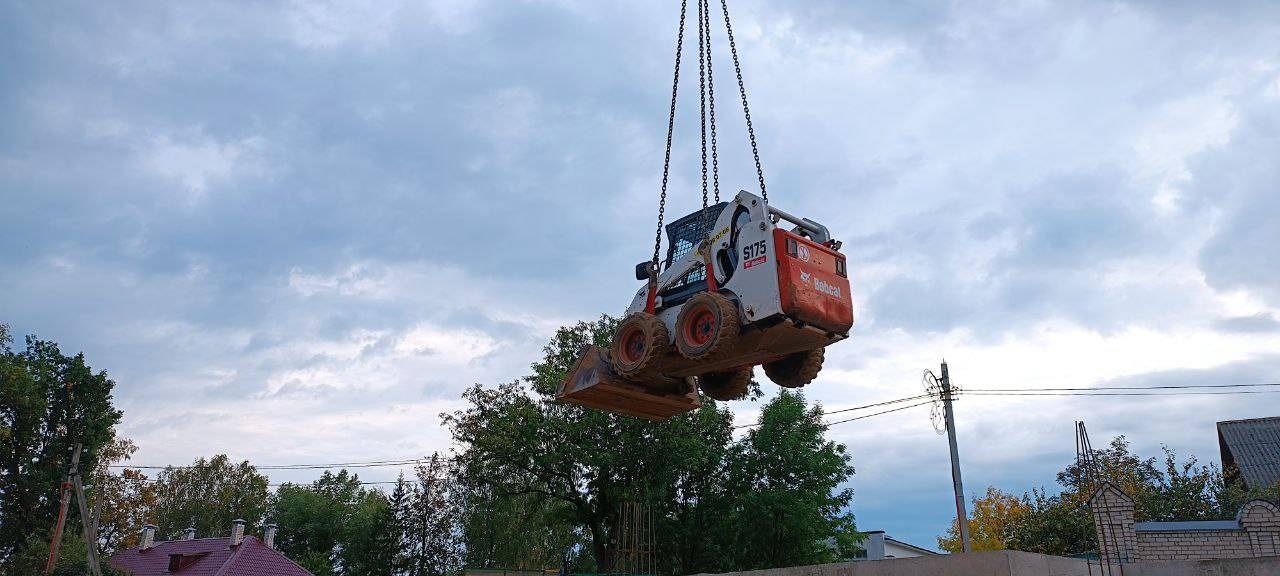 Мини-погрузчик Bobcat S175 в работе 6